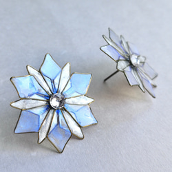 Frozen＊Fractal ⁂ snowflakes pierced earring 第5張的照片