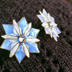 Frozen＊Fractal ⁂ snowflakes pierced earring 第8張的照片