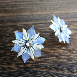 Frozen＊Fractal ⁂ snowflakes pierced earring 第6張的照片