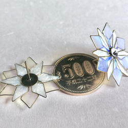 Frozen＊Fractal ⁂ snowflakes pierced earring 第7張的照片