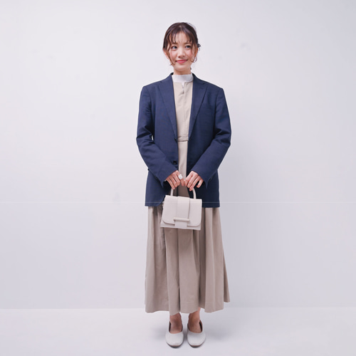 カジュアル⇔フォーマルにも◎フレンチAラインのロング