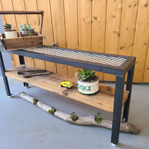 EX METAL BENCH×OLD SUG☆メタルベンチ/ラック/ガーデン/プランター