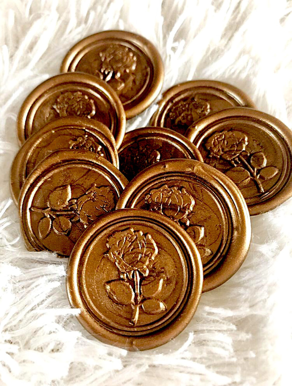 バラ / シーリングスタンプ / シール / ラッピング / 手紙