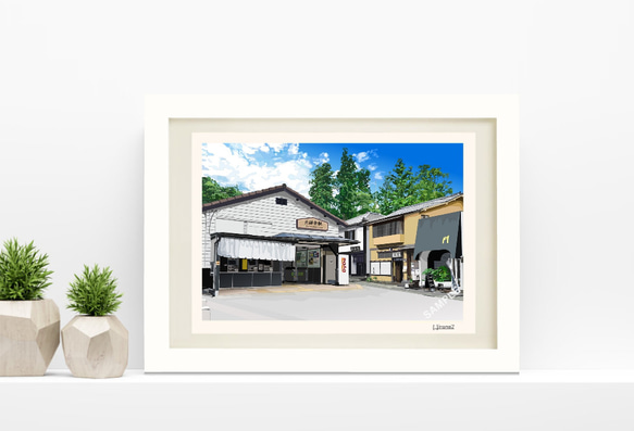 A4サイズ「北鎌倉駅」 1枚目の画像