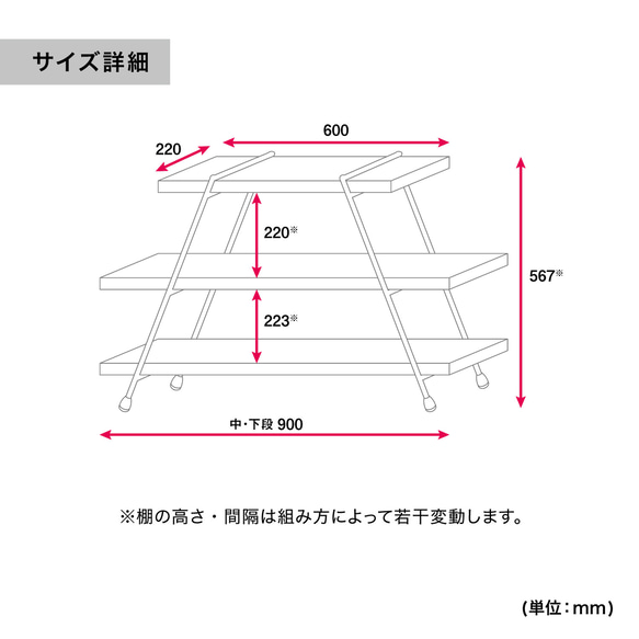 アイアンシェルフ キャンプギア ハシゴ3段 2脚1SET 板有り 日本製 i-3 8枚目の画像