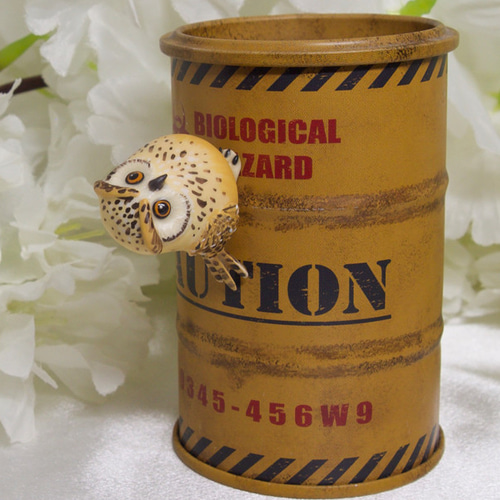 ふくろう福ちゃんのフィギュア 立体・オブジェ 「くれいらんど