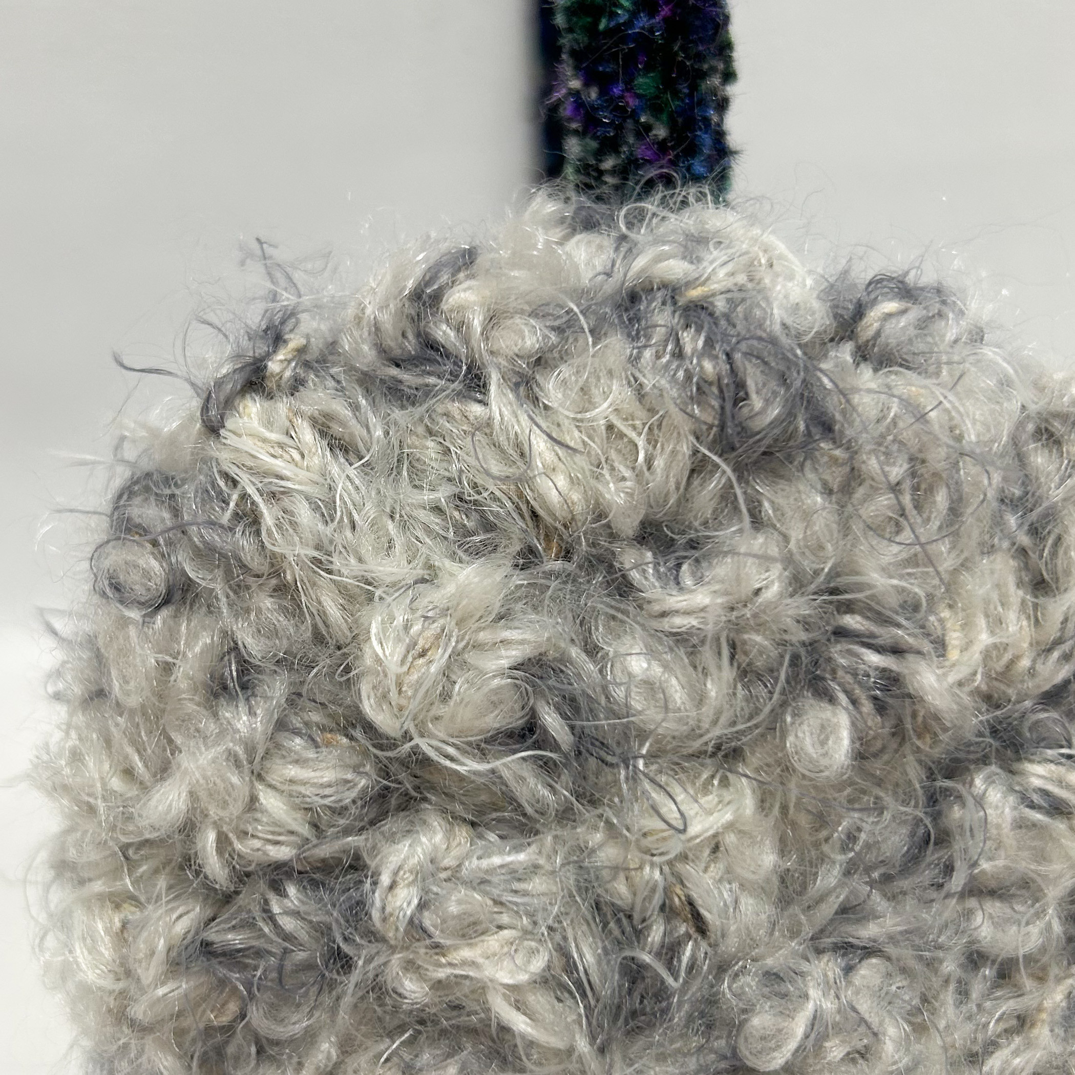 《Frost Wool》フロストウール イヤーマフ［Frost Gray／フロストグレー］手編み 冬小物 防寒 耳あて