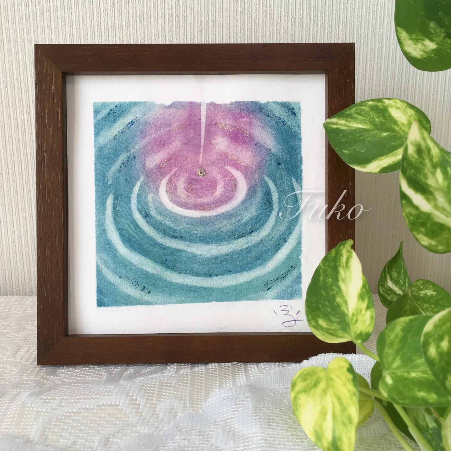 癒しの絵　パステル画