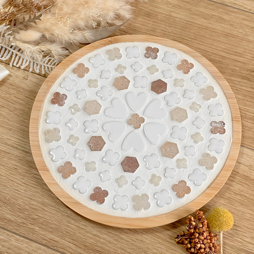 レンガスタイルの鍋敷 木製鍋しき ☆壁掛けインテリア対応☆ 鍋敷き