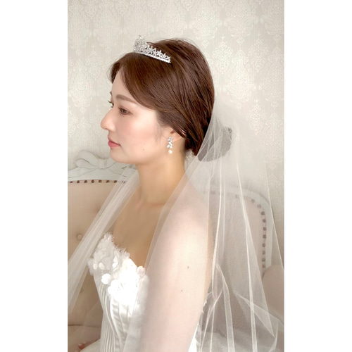 ANNAN WEDDING ジルコニアティアラ ST04 花嫁 結婚式 ジルコニア 挙式 ウエディング ビジュー クラシカル
