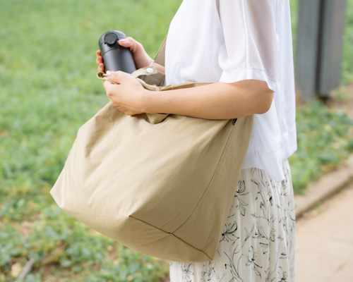 洗える防水・撥水ナイロン 軽くて丈夫 大容量2wayトートバッグ