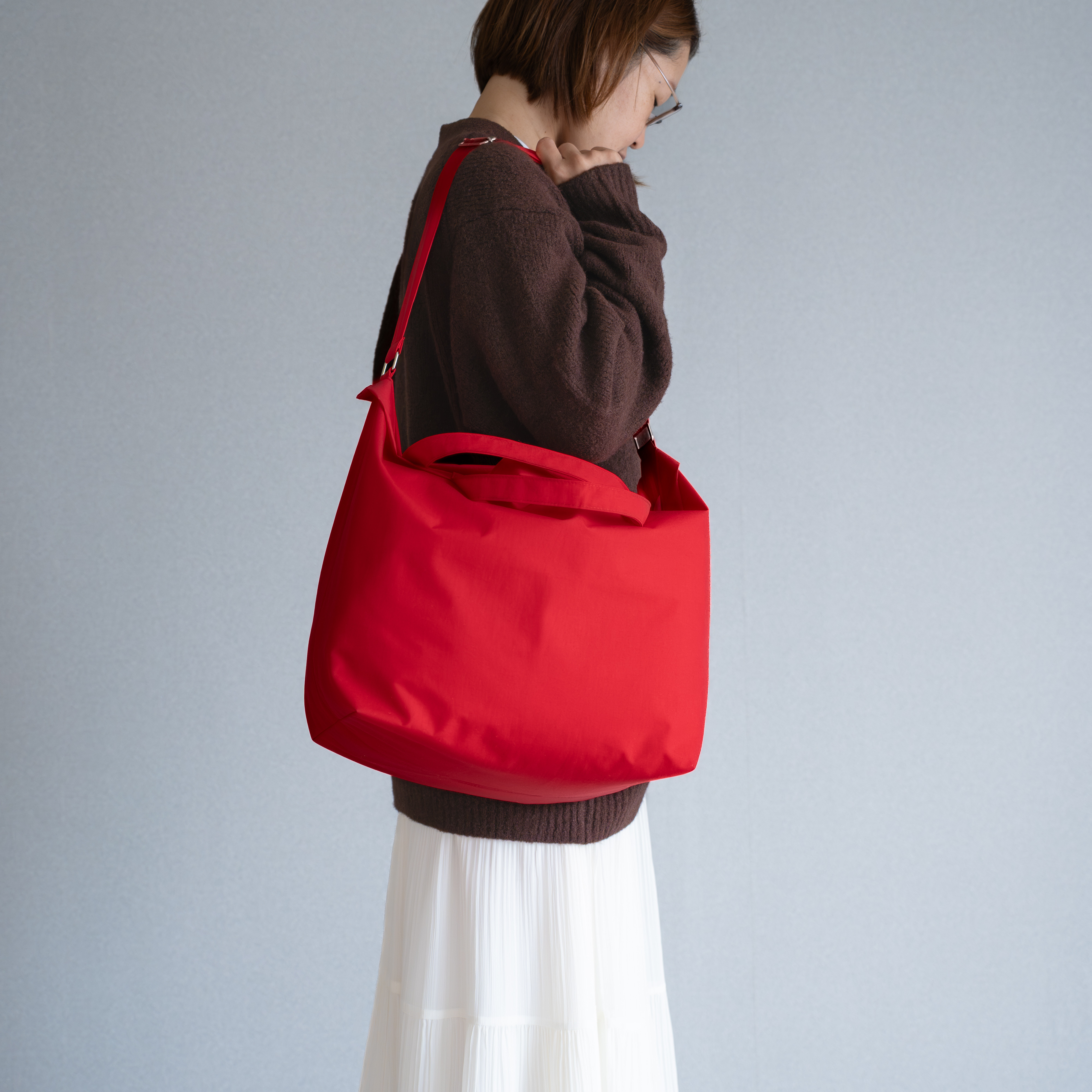 オープントート｜洗える 防水 撥水 ナイロン｜軽くて丈夫 大容量 2wayトートバッグ マザーズバッグ |選べる11色