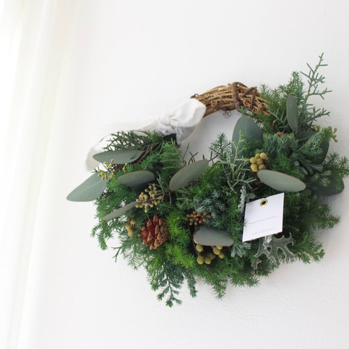 フレッシュクリスマスハーフリース リース Dear kukka 通販 10689112