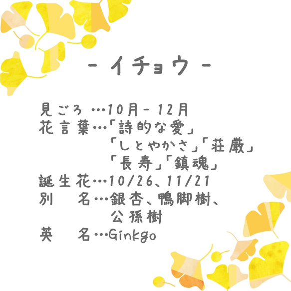 花暦 - もみじ･イチョウ - （ つまみ細工＊受注制作 ） 5枚目の画像