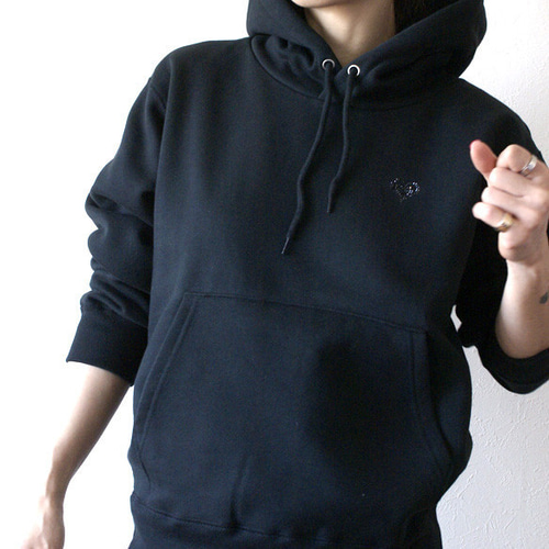 BACK GYDAラインストーンラメパーカー[品番：MKSW0061414]｜GYDA
