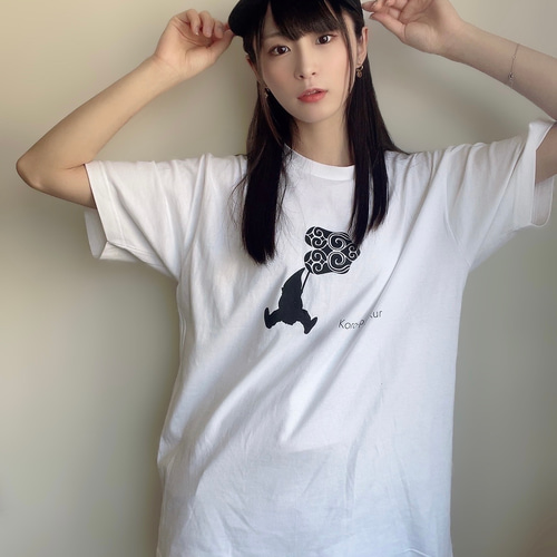 VALLAD OG LOGO 白 IO着用 Tシャツ Mサイズ① VALLAD OG LOGO 白 IO 【