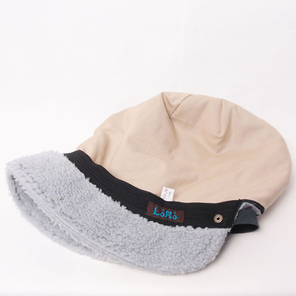 ピッコロ・ボア・ボリューム/フリーサイズ UV たためる帽子 風に飛ばない帽子　 7枚目の画像
