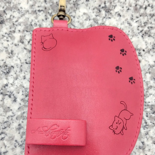 ランドセルキーケース　おしゃれネコ ランドセル用キーケース ～ ねこ ～ マグネットボタン仕様 雑貨