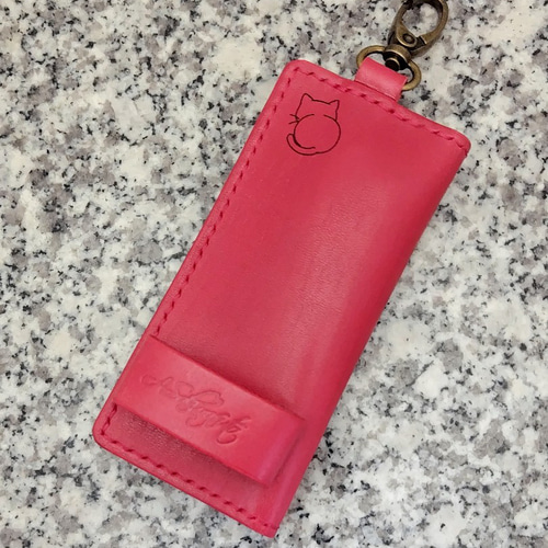 ランドセルキーケース　おしゃれネコ キーケース 小学生 女の子 ネコ ランドセルキーケース かわいい