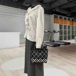 古布の筒描刺し子山ぶどうカゴバッグ 本革 かごバッグ secca 通販