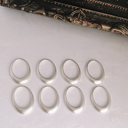 シルバーハンドメイドアクセサリー専用 アクセサリー素材 『メタルパーツ フラワー シルバー 2個入り GN