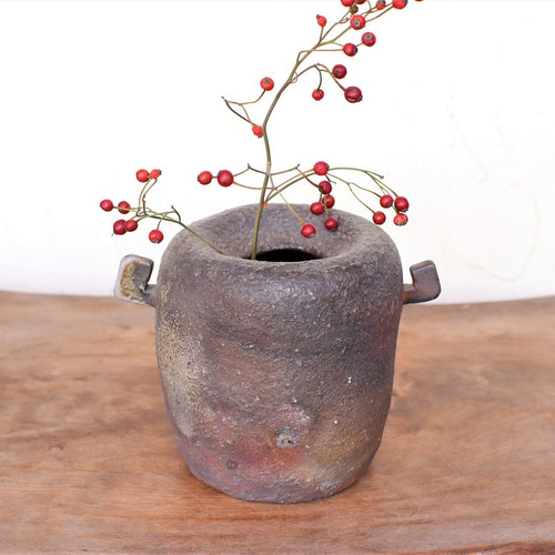 ターボ様　人気作家　多久守　備前焼 壺  花瓶　花器　花入 ターボ様 人気作家 多久守 備前焼 壺 花瓶 花器 花入 - 工芸品