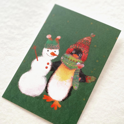 ペンギンポストカード［クリスマスセット］5枚入り 4枚目の画像