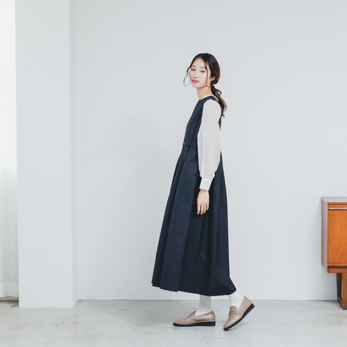 フォーマルに◎フレンチAラインのロングワンピース【着丈選べる