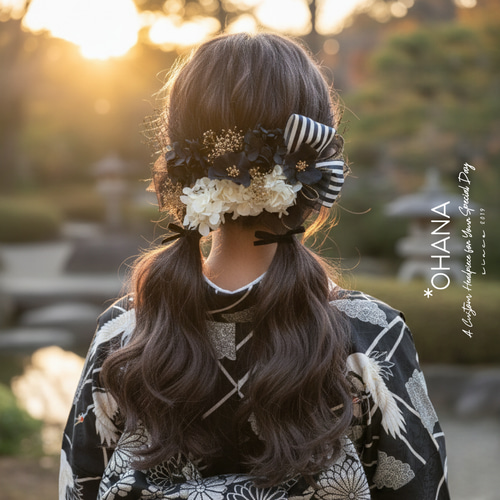 ベルベットリボン 袴 振袖 ドレス 髪飾り 成人式 結婚式 卒業式 リボン