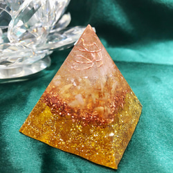 【Milky】虹色しっぽ！シトリンのきつねさん形オルゴナイト☆他２点 1点もの】九尾の狐オルゴナイト シトリン その他置物 毘殊