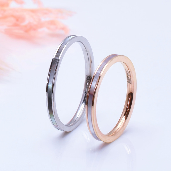 【お気にいる】 natural*】七色に煌めくシェルペアリング＊ピンク ブラック アクセサリー