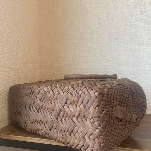 国産山葡萄手作りかごバッグ極細ひご、太ひご1