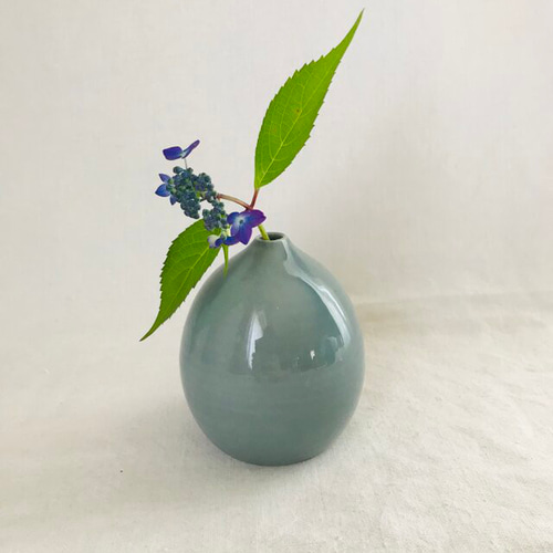 灰釉　酒器　花器　一輪挿し 灰釉 酒器 花器 一輪挿し