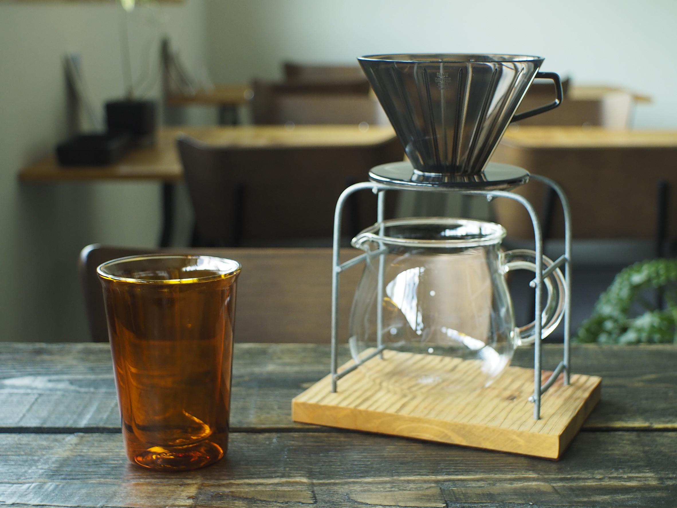 木製コーヒードリップスタンド｜詳細画像