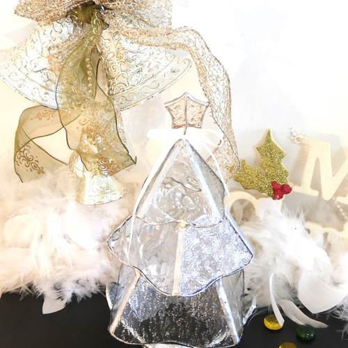 ✴︎:.｡クリアフェアリー・クリスマスツリー② フェアリーライト付き