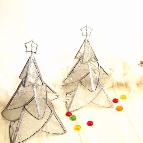 ✴︎:.｡クリアフェアリー・クリスマスツリー② フェアリーライト付き