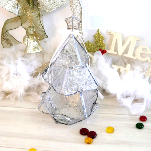 ✴︎:.｡クリアフェアリー・クリスマスツリー② フェアリーライト付き