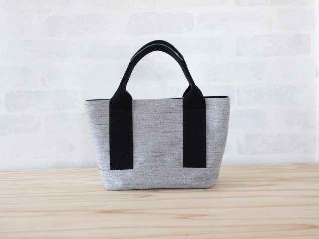 ミニ トート/うすグレー