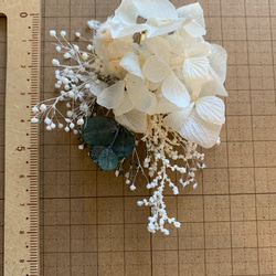 ★人気No.2★【natural dark green(LL)】ドライフラワー　ピアス・イヤリング ブライダル 11枚目の画像