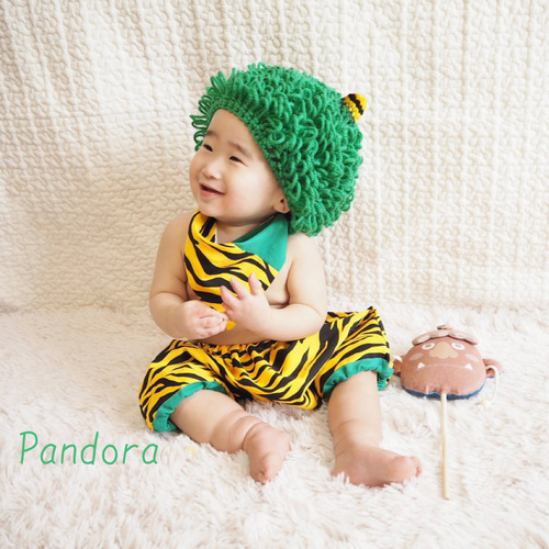 小鬼の帽子♪ お色選べます( ¨̮ ) 帽子(ベビー・キッズ) Pandora 通販 
