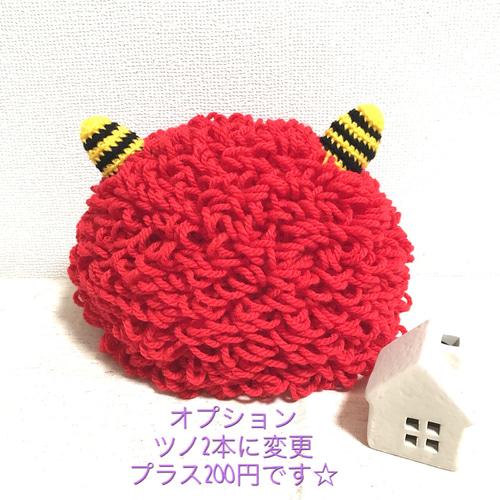小鬼の帽子♪ お色選べます( ¨̮ ) 帽子(ベビー・キッズ) Pandora 通販 