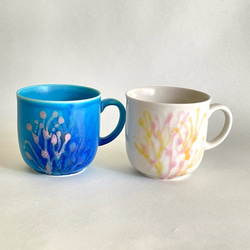 小ぶりな珊瑚のアートカップ 子供の食器 桜色 ピンクサンゴ 酒器 出産