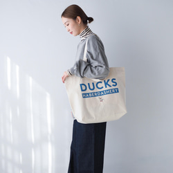 Ducks 2wayトートバッグ BLUE 1枚目の画像