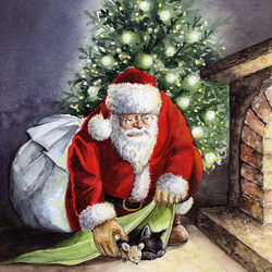 サンタクロース 絵画 のおすすめ人気通販｜Creema(クリーマ) 国内最大
