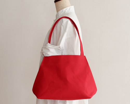 プランプトート 赤 / 8号帆布 トートバッグ aoya bags 通販