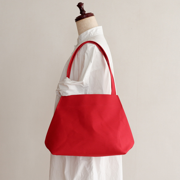 プランプトート 赤 / 8号帆布 トートバッグ aoya bags 通販