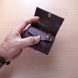 小さくても沢山入る財布 Coronto（コロント）♪　本革製コンパクトウォレット 5枚目の画像