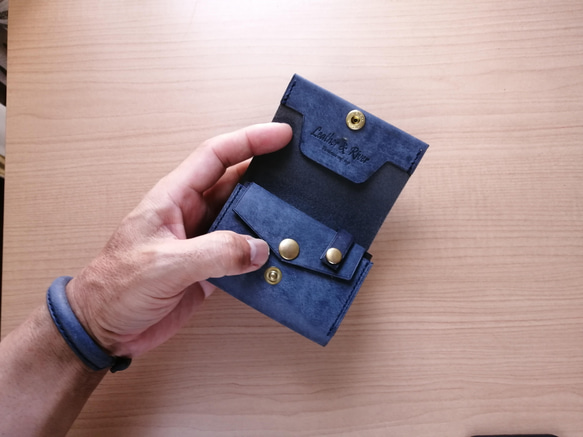 小さくても沢山入る財布 Coronto（コロント）♪　本革製コンパクトウォレット 9枚目の画像