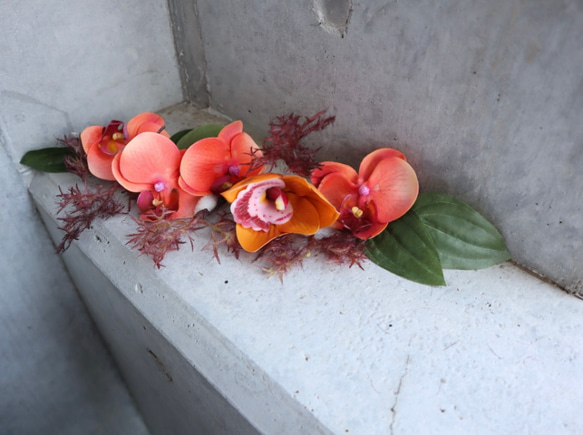 テラコッタやワインレッドのシックな海外花を細かく束ねた大人ブーケ♡ アーティフィシャルフラワー ウェディングブーケ 人気・おすすめ｜使いやすい・旅行におすすめ 品質保証 全国発送