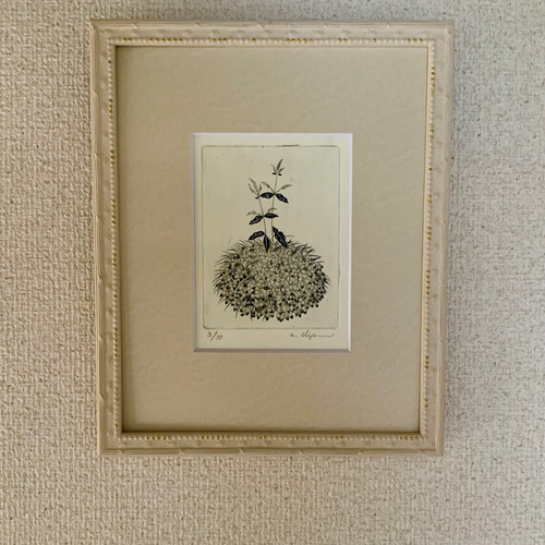 茶*様 50s ビンテージ額装ウォール街NY手書きアート 鉛筆画 作家物ブロカン 二人草】 銅版画額装 絵画 atelier clip 通販 10744111｜Creema(クリーマ)